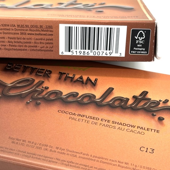 TOO FACED Better Than Chocolate Eyeshadow Palette - Picture 14 of 15